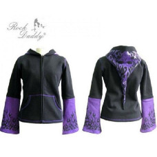 Mikina "WITCH LILA SKULL" od značky ROCK DADDY Mikina "WITCH LILA SKULL" od značky ROCK DADDY