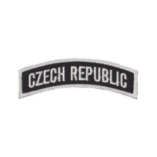 Nášivka domovenka - Česká republika bílá