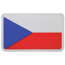 Nášivka - Vlajka Česká republika 3D suchý zip