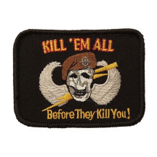 Nášivka nažehlovačka -  Kill them all before they kill you Vietnam